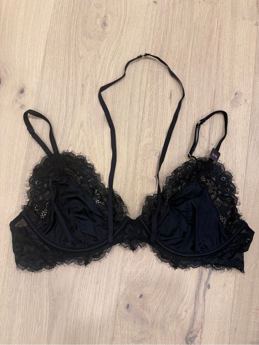 2 Black Lace Bras La Senza